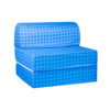Sillón cama colchón 1 plaza Maxiking celeste - Imagen 2