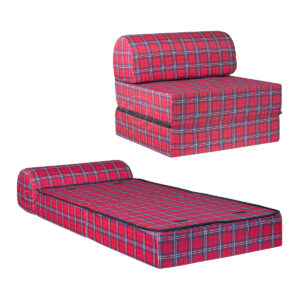 Sillón cama colchón 1 plaza Maxiking Rojo