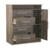 Cómoda Cajonera con estante Máximo color Dakota - Imagen 2