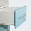 Mesa De Luz Infantil Máximo Celeste y Blanco - Imagen 4