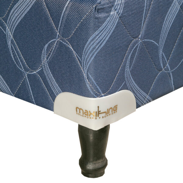 Sommier y Colchón Resorte Maxiking Espejo de Luna Súper King Size 200x200x30 - Imagen 10