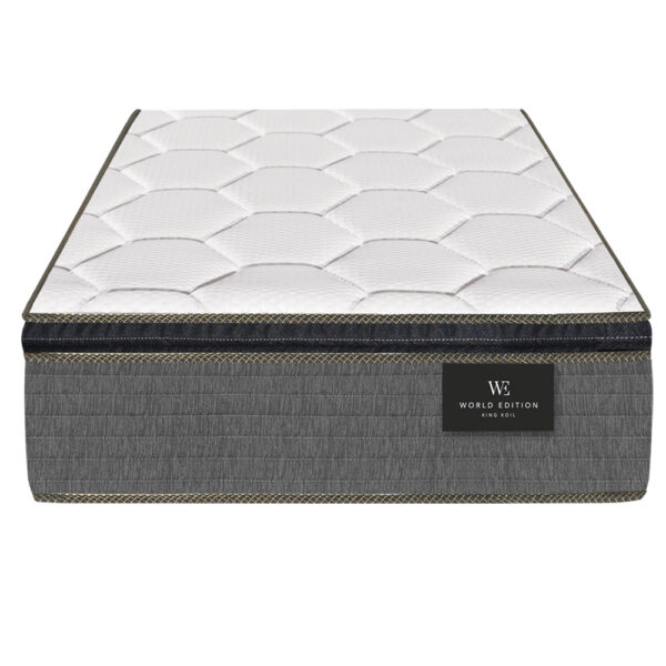 Conjunto Sommier Finesse King Koil 100x190cm con Europillow - Imagen 4