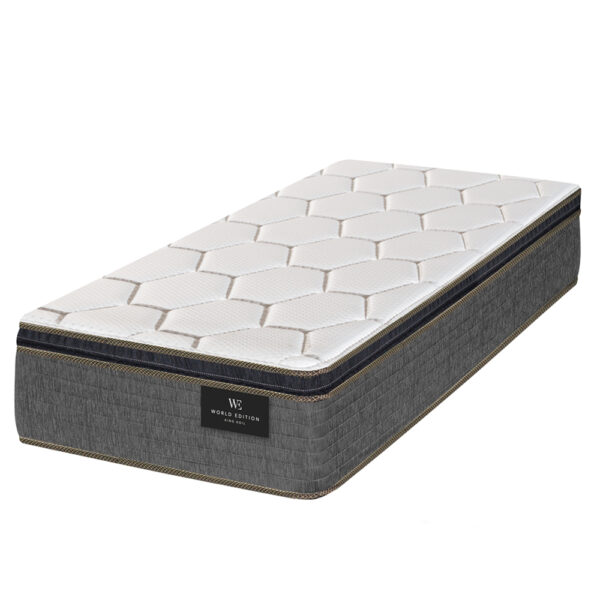 Conjunto Sommier Finesse King Koil 100x190cm con Europillow - Imagen 5