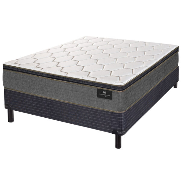 Conjunto Sommier Finesse King Koil 150x190cm con Europillow - Imagen 2