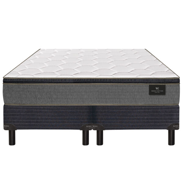 Conjunto Sommier Finesse King Koil 180x200cm con Europillow
