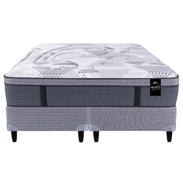 Conjunto 120 Luxury Pocket King Koil 200X200 Resortes Pillow