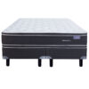 Conjunto Sommier Nimbus Visco 160x200x26 Espuma Doble Pillow