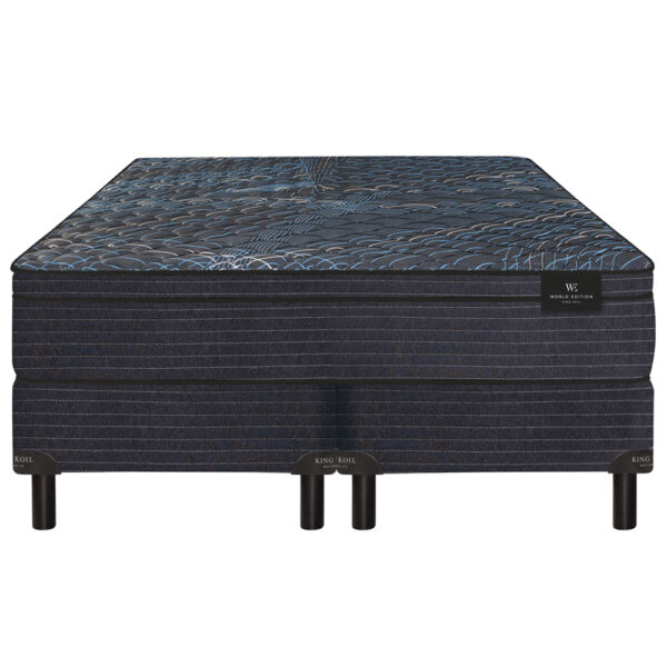 Conjunto Sommier Aspen King Koil 180X200cm Resortes y Pillow