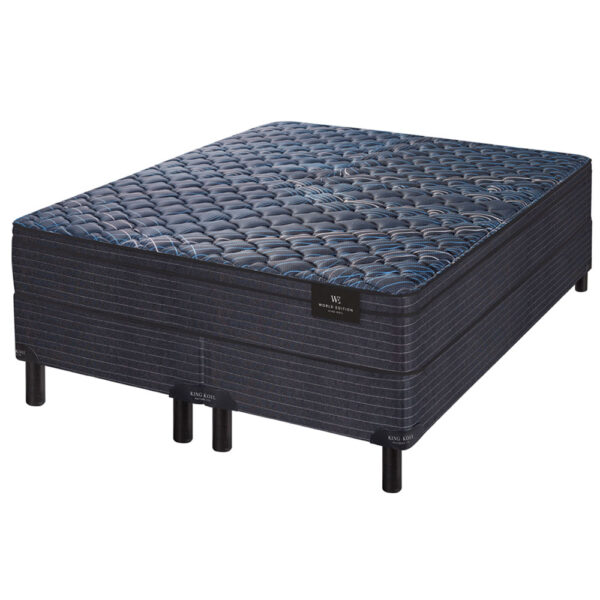 Conjunto Sommier Aspen King Koil 180X200cm Resortes y Pillow - Imagen 2