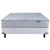 Conjunto Sommier Inducol Onix Color Gris 140x190 De Resortes