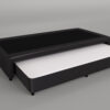 Sommier Marinero Mussa Urania 90x190cm De Resortes Color Negro - Imagen 2