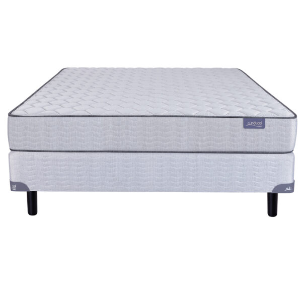 Conjunto Sommier Inducol Vinson 150x190cm Relleno de Espuma