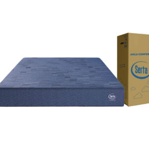 Colchon Serta Box Hybrid Queen size 150x190 Resortes Pocket y Espumas Suaves y Firmes en Caja