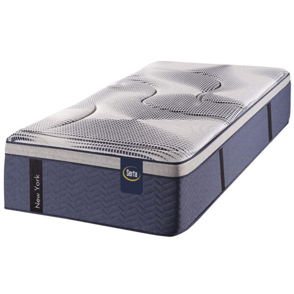Colchon Serta New York 1 Plaza y media 100x200 de Resortes Pocket con Pillow Inteligente de Espuma Viscoelástica - Imagen 2
