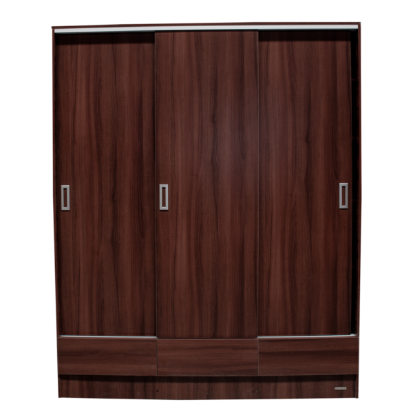 Placard Max 3 Puertas Corredizas Guardaropa Moderno 2m x 1.8m Cedro Platinum - Imagen 2