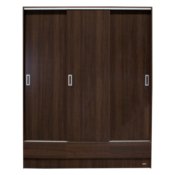 Placard Max 3 Puertas Corredizas Guardaropa Moderno 2m x 1.8m Tabaco Platinum - Imagen 3