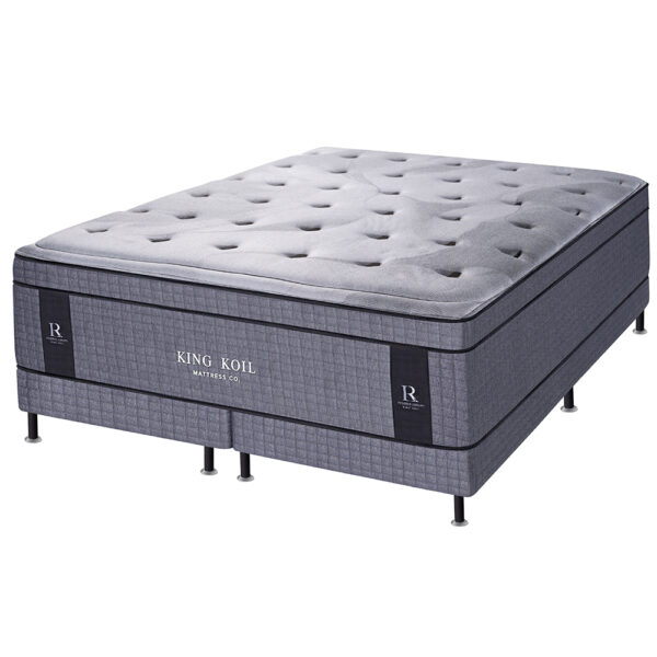 Conjunto Sommier King Koil Virginia 200x200 Resortes Pocket Euro Pillow Premium Espuma Inteligente